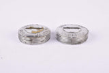 Silver Gipiemme plastic crank set dust caps