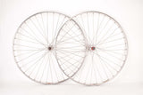 28" (700C) Wheelset with Super Champion Competition Route Rims and Maillard Normandy Luxe Competition (red lable) low flange hubs with english thread