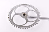 Gnutti cottered chromed steel single crankset with 48 teeth and 170mm length from the 1940s / 1950s / 1960s
