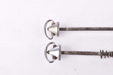 Campagnolo pre cpsc quick release set Record and Super Record, #1001/3 and #1006/8 front and rear Skewer from the 1950s - 1970s