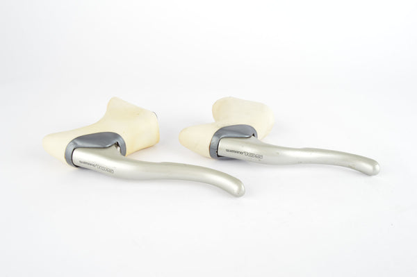 Shimano 105 SC #BL-1055 aero brake lever set with white hoods