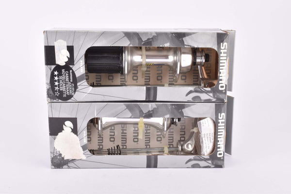 NOS/NIB Shimano 105 #FH-5500 #HB-5500 Low Flange Hub Set with 32 holes from 1999