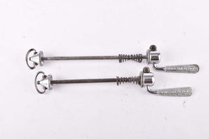 Campagnolo pre cpsc quick release set Record and Super Record, #1001/3 and #1006/8 front and rear Skewer from the 1950s - 1970s