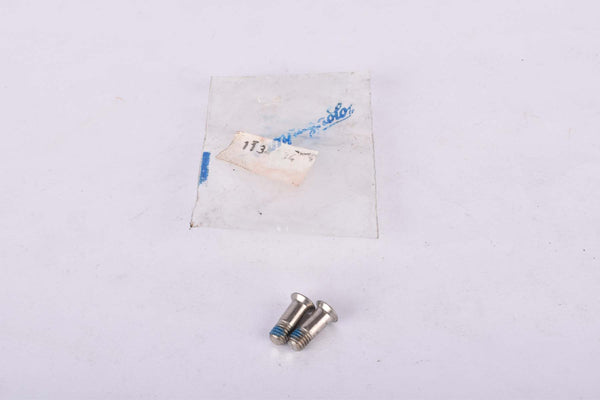 NOS Campagnolo rear derailleur jockey / pulley wheel cage mounting bolt set from the 2000 / 2010s