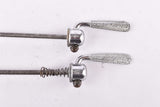 Campagnolo pre cpsc quick release set Record and Super Record, #1001/3 and #1006/8 front and rear Skewer from the 1950s - 1970s