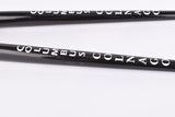 28" Black Colnago Panto Columbus Steel Fork, with Straight blades