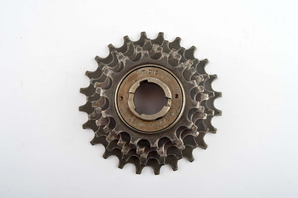 T.D.C. Made in England freewheel 5 speed with english treading from the 1970s