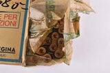 NOS/NIB 5-speed / 6-speed Regina Gran Sport Super Corsa Oro golden Chain in 1/2" x 3/32" with 116 links from the 1950s - 1960s
