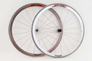 Wheelset with Campagnolo Zonda Clincher Rims and Campagnolo Athena Hubs