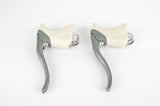 Shimano 600 Ultegra #BL-6403 aero brake lever set with white hoods from the 1990s