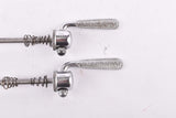 Campagnolo pre cpsc quick release set Record and Super Record, #1001/3 and #1006/8 front and rear Skewer from the 1950s - 1970s