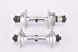 Campagnolo Record Strada #1034 Low Flange Hub set with 36 holes and english thread from the 1960s - 80s