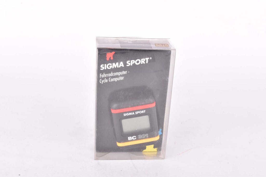 sigma fahrradcomputer bc 300 NOS/NIB Sigma Sport BC 301 Cycle Boardcomputer with 3 functions – Velosaloon.com
