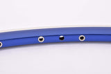 NOS blue Rigida DPX single clincher rim in 700c/622mm with 36 holes