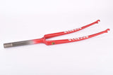 NOS 28" Red Gazelle Steel Fork with Reynolds 525 tubing from the late 1980s - early 1990s
