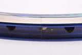 NOS blue Rigida DPX single clincher rim in 700c/622mm with 36 holes