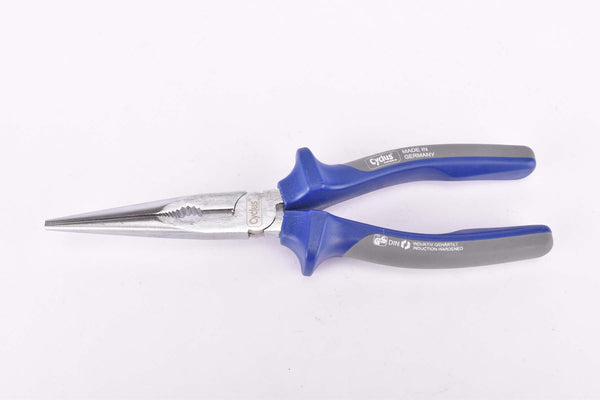 CYCLUS TOOLS long nose pliers, straight, 200 mm, multicomponent grips