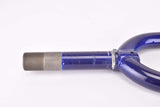 26" Dark Blue MTB Steel Fork with Eyelets for Fenders
