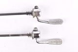 Campagnolo post CPSC quick release set Record and Super Record, #1001/3 and #1006/8x6 front and rear Skewer from the 1970s - 80s