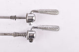 Campagnolo pre cpsc quick release set Record and Super Record, #1001/3 and #1006/8 front and rear Skewer from the 1950s - 1970s