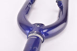 26" Dark Blue MTB Steel Fork with Eyelets for Fenders