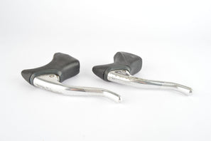 Shimano 105 #BL-1051 aero brake lever set with black hoods from the late 1980s