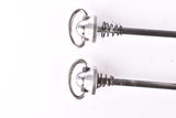 Campagnolo post CPSC quick release set Record and Super Record, #1001/3 and #1006/8x6 front and rear Skewer from the 1970s - 80s