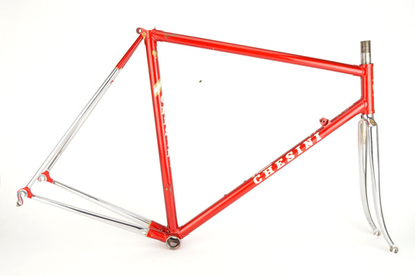 Chesini Precision X-Uno frame  in 55.5 cm (c-t) / 54 cm (c-c), with Columbus tubing