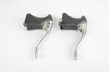 Shimano 105 #BL-1051 aero brake lever set with black hoods from the late 1980s