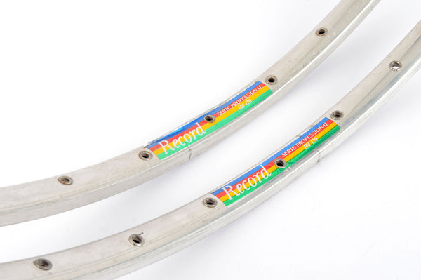 NEW Record Serie Professional HD120 silver tubular Rims 700c/622mm with 36 holes from the 1980s NOS