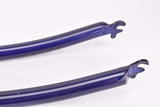26" Dark Blue MTB Steel Fork with Eyelets for Fenders