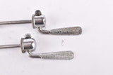 Campagnolo pre cpsc quick release set Record and Super Record, #1001/3 and #1006/8 front and rear Skewer from the 1950s - 1970s
