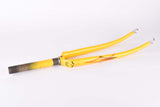 28" Yellow Eddy Merckx Steel Fork with Eddy Merckx dropouts