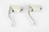 NOS Campagnolo Super Record Brake Lever Set #4062 with white shieldlogo hoods from the 1980s