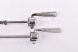 Campagnolo pre cpsc quick release set Record and Super Record, #1001/3 and #1006/8 front and rear Skewer from the 1950s - 1970s