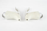 NOS Campagnolo Super Record Brake Lever Set #4062 with white shieldlogo hoods from the 1980s