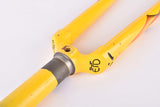 28" Yellow Eddy Merckx Steel Fork with Eddy Merckx dropouts