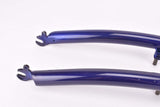 26" Dark Blue MTB Steel Fork with Eyelets for Fenders