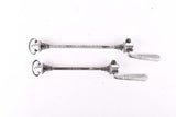 Campagnolo pre cpsc quick release set Record and Super Record, #1001/3 and #1006/8 front and rear Skewer from the 1950s - 1970s