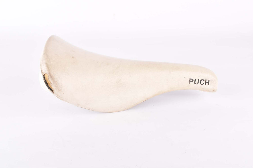Selle De Vélo De Route Selle San Marco Concor Supercorsa - Blanche En Cuir, état Parfait