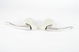 NOS Campagnolo Super Record Brake Lever Set #4062 with white shieldlogo hoods from the 1980s