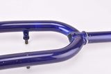 26" Dark Blue MTB Steel Fork with Eyelets for Fenders