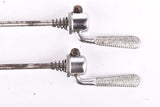 Campagnolo pre cpsc quick release set Record and Super Record, #1001/3 and #1006/8 front and rear Skewer from the 1950s - 1970s