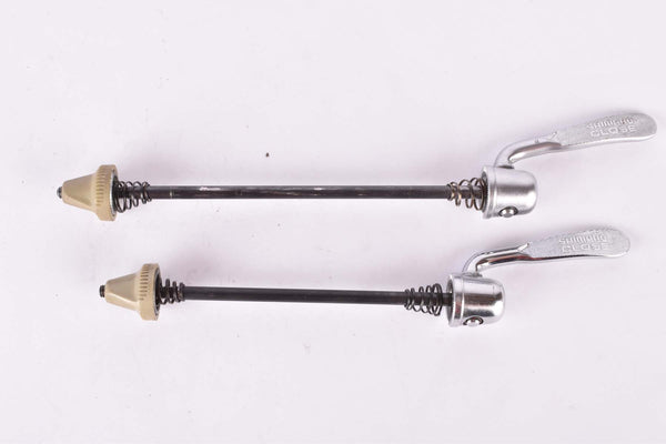 Shimano 105 SC quick release set, front and rear Skewer from the 1990s