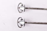 Campagnolo pre cpsc quick release set Record and Super Record, #1001/3 and #1006/8 front and rear Skewer from the 1950s - 1970s