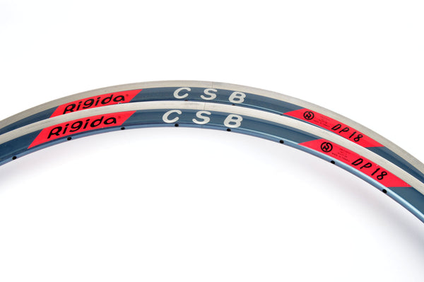 NEW Rigida DP18 CSB clincher Rims 700c/622mm with 32 holes from the 1980s NOS