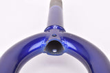 26" Dark Blue MTB Steel Fork with Eyelets for Fenders