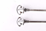 Campagnolo pre cpsc quick release set Record and Super Record, #1001/3 and #1006/8 front and rear Skewer from the 1950s - 1970s