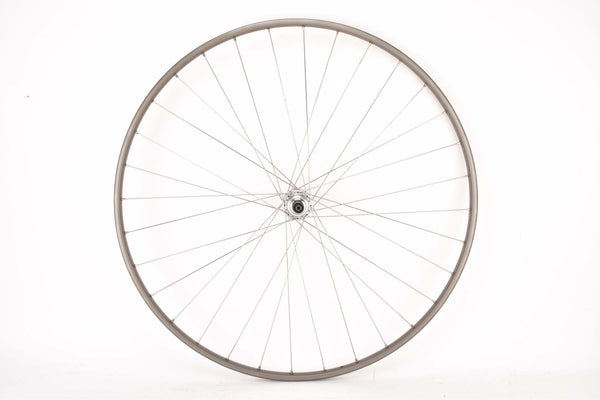 28" (700C) rear wheel with dark anodized NISI Tubular Rim and Campagnolo Record #1034/P low flange hub with italian thread - new bike take off