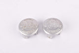 Gaslo Capsula Brevettata aluminum handlebar end plugs from the 1950s